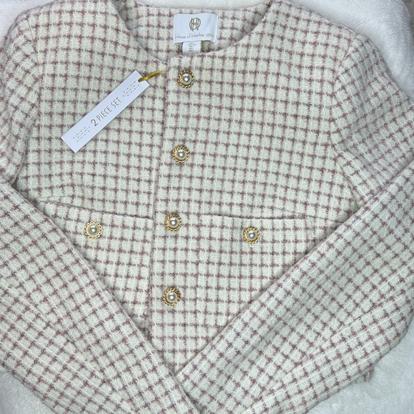 House of Harlow Tweed Jacket & Skort Set - Picture 7 of 11